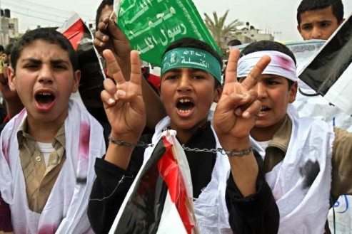 MIDEAST-PALESTINIAN-ISRAEL-GAZA-CONFLICT-RALLY