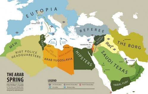 ‘Arab Spring’ Map: Not to be Taken too Seriously