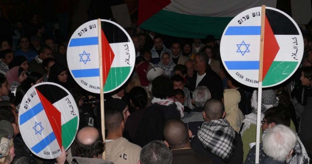 Israelis-Palestinians-protest