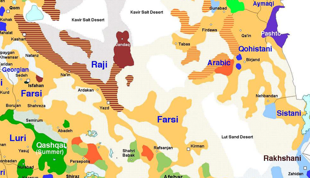 The Linguistic Composition Of Iran